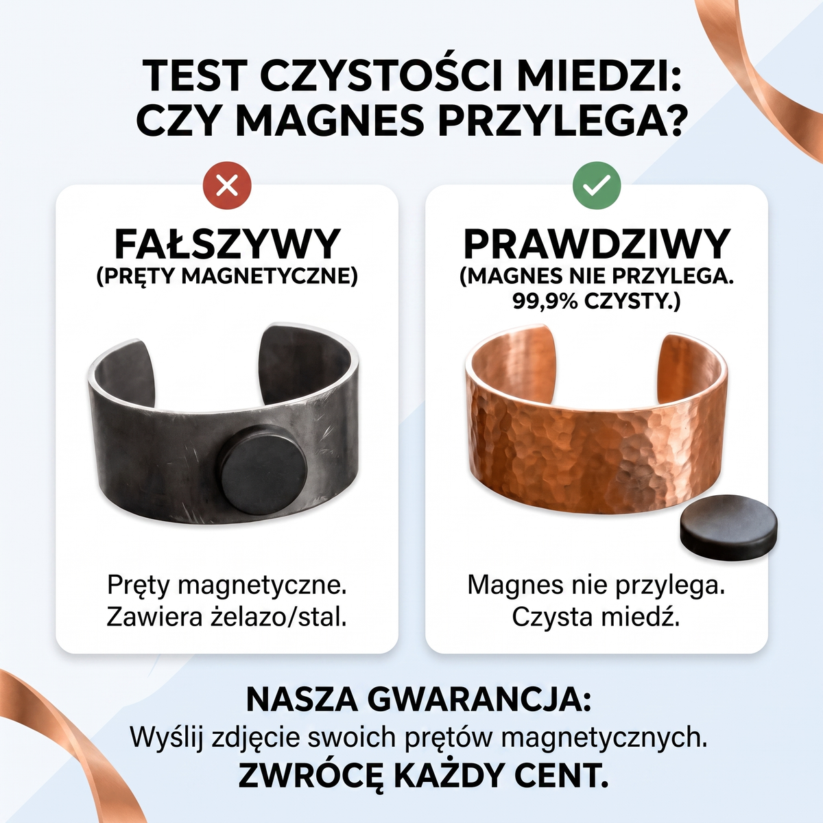 Copper purity magnet test