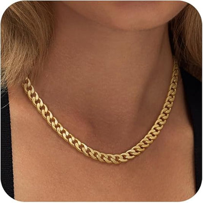 Cavaro™ | Naszyjnik Cuban Link Chunky w Złocie