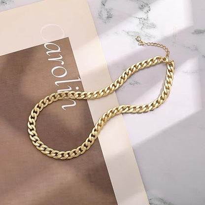 Cavaro™ | Naszyjnik Cuban Link Chunky w Złocie