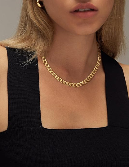 Cavaro™ | Naszyjnik Cuban Link Chunky w Złocie