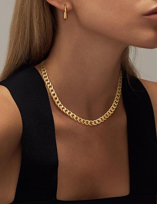 Cavaro™ | Naszyjnik Cuban Link Chunky w Złocie