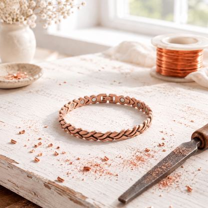 Tress Copper Bracelet