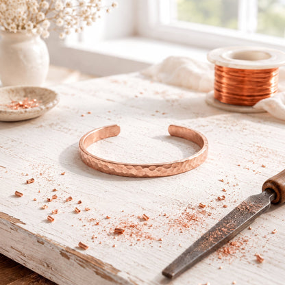 Copper anklet