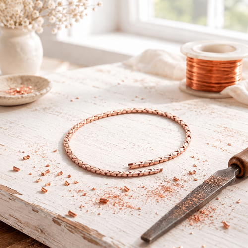 Koperen Splice Ketting