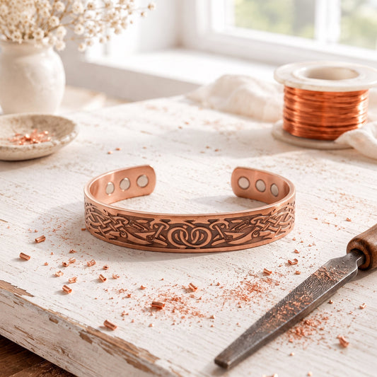Copper Knoopwerk Bracelet