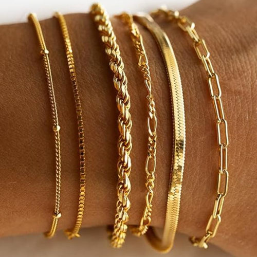 Zestaw Bransoletek Isabella Classic Gold